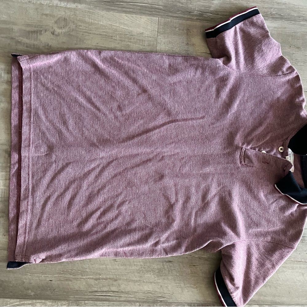 Aeropostale Pink Polo with Black Trim